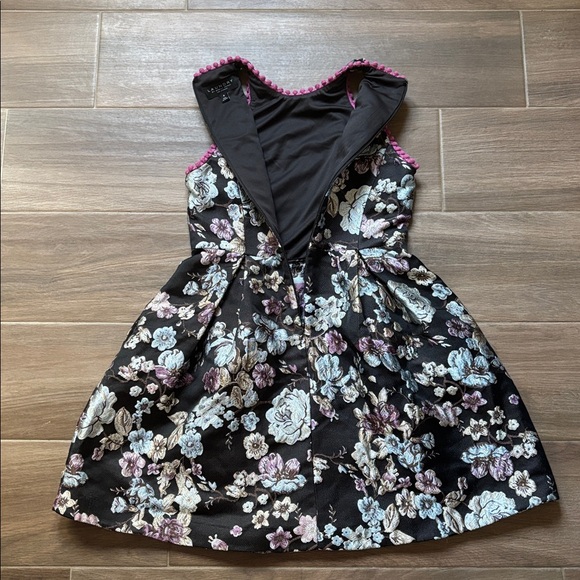 Black Floral Chinese Laundry Dress - Picture 11 of 11